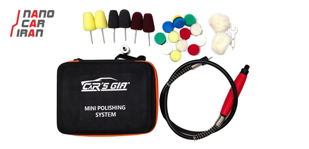 کیت کامل دستگاه پولیش مینیاتوری روتاری کارزگیفت مدل Car’s Gift Mini Polishing System