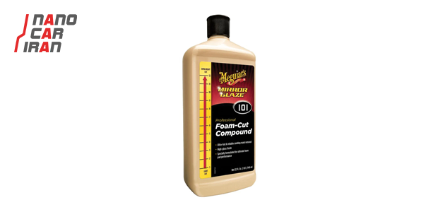 پولیش خیلی زبر 101 مگوایرز 1 لیتری مدل Meguiars Mirror Glaze Foam-Cut Compound M101