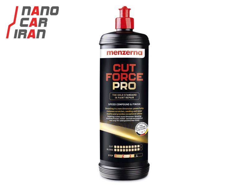 پولیش زبر تک مرحله یک لیتری منزرنا مدل Menzerna Cut Force Pro 1L