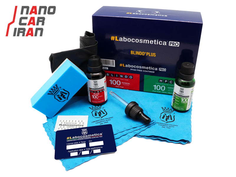 نانوسرامیک بدنه خودرو  مفرا لابوکاسمتیکا مدل  بلیندو پلاس Labocosmetica Pro Blindo Plus 100 + HPC 100