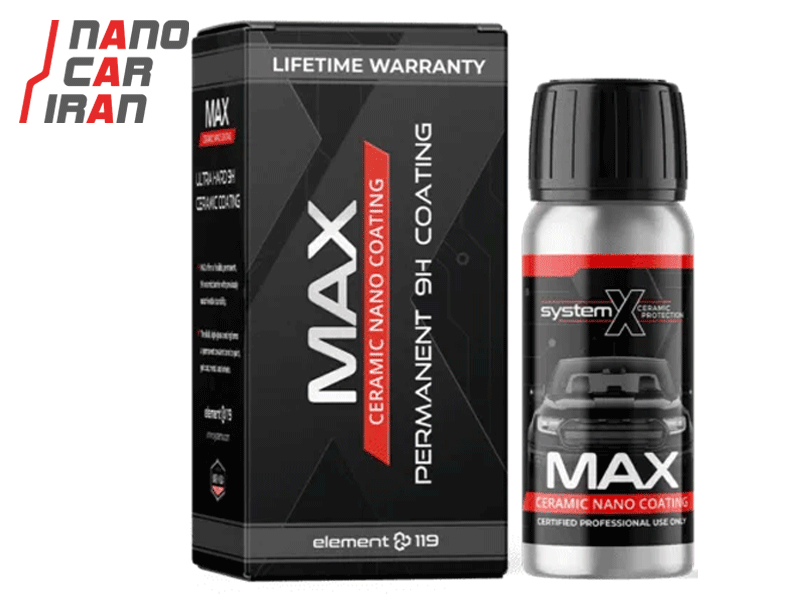 نانو سرامیک بدنه خودرو سیستم ایکس مدل مکس  System X Max