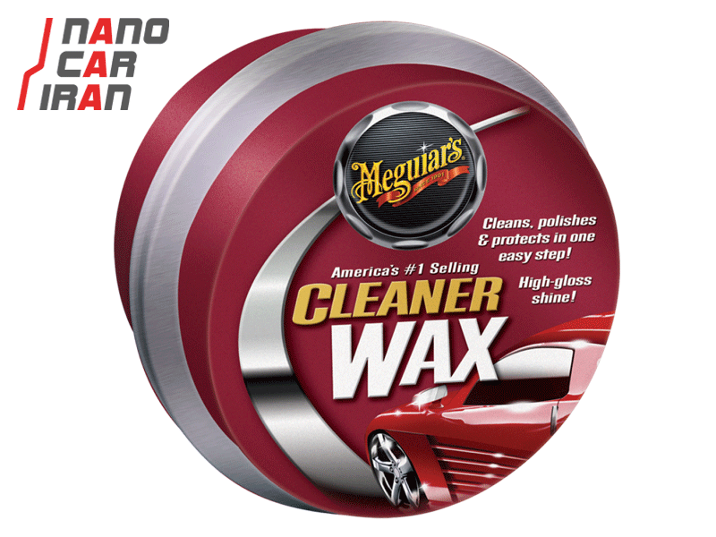 واکس خمیری تمیزکننده، پولیش و براق کننده بدنه خودرو مگوایرز 311 گرم مدل Meguiars Cleaner Wax A1214