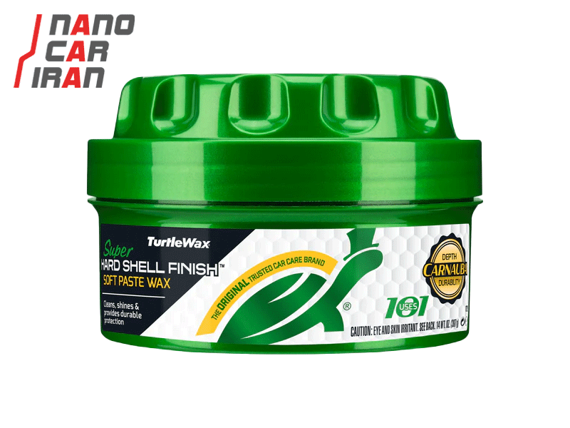 واکس حرفه ای بدنه خودرو ترتل واکس 379 گرمی مدل Turtle Wax Super Hard Shell