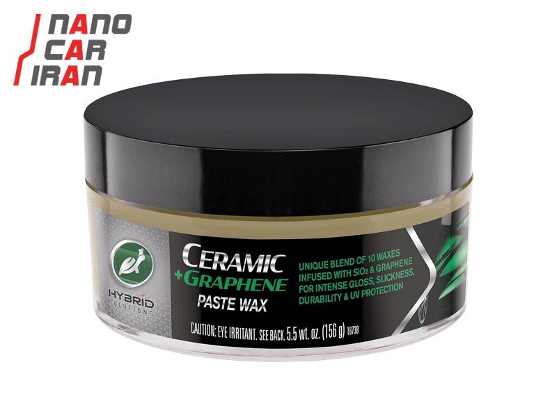 واکس کاسه ای سرامیک گرافین خودرو ترتل واکس  وزن 156 گرم Turtle Wax Ceramic + Graphene Paste Wax