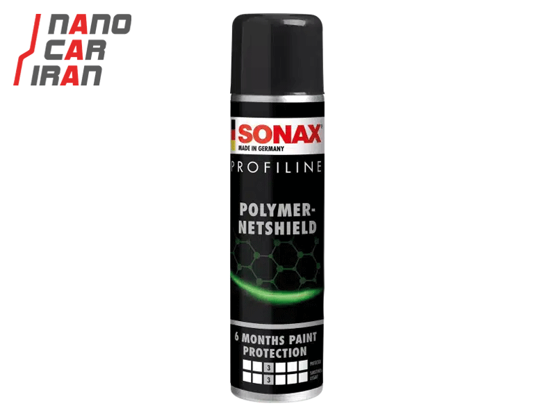 اسپری آبگریز و محافظ رنگ پلیمری 6 ماهه Polymer Netshield سوناکس Sonax Polymer Netshield 340ml