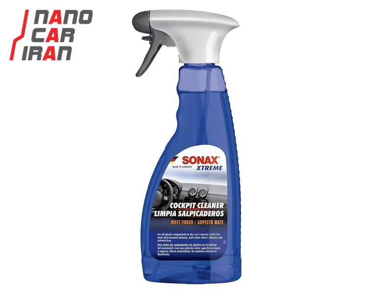 اسپری تمیزکننده و محافظ داشبورد مات اکستریم سوناکس مدل Sonax Cockpit Cleaner 500ml