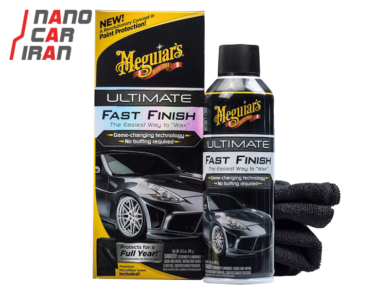 اسپری واکس محافظ و آبگریزکننده سریع نهایی خودرو مگوایرز مدل Meguiars Ultimate Fast Finish  250ml