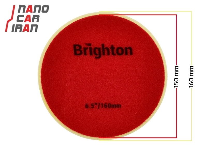 پد پولیش نرم روتاری برایتون 150میلی متر (6 اینچ) Brighton 150mm (6 inch) Soft Rotary Polishing Pad