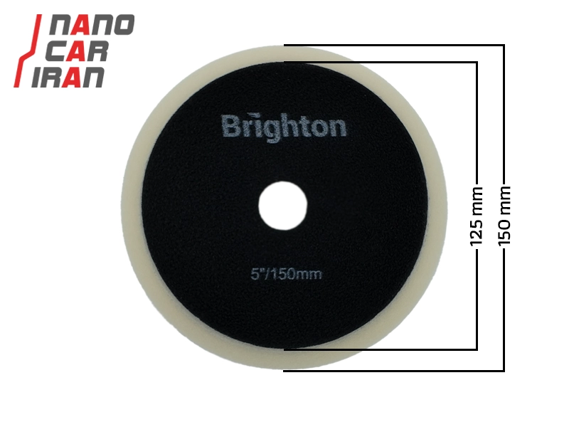 پد پولیش زبر دوال برایتون 125میلی متری (5 اینچ) Brighton 125mm (5 inch) Coarse Dual-Action Polishing Pad