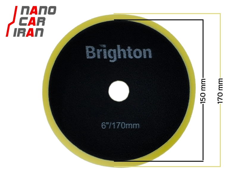 پد پولیش نرم دوال برایتون 150میلی متر (6 اینچ) Brighton 150mm (6 inch) Soft Dual-Action Polishing Pad