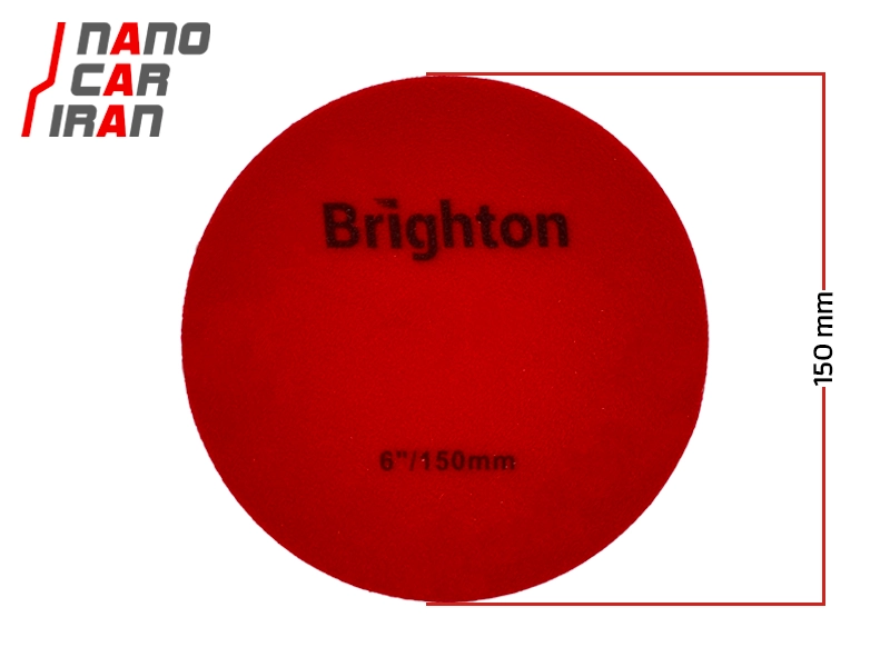 پد پولیش نمدی شیشه برایتون 150میلی متری(6اینچ) Briton Felt Glass Polishing Pad 150mm (6 inch)