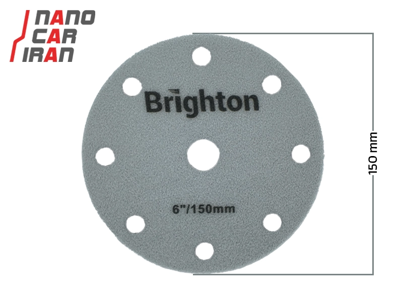 واسط صفحه پلیت و پد پولیش و سنباده برایتون  150 میلی متری (6 اینچ ) Brighton 150mm (6 inch) Interface Pad for Polishing and Sanding