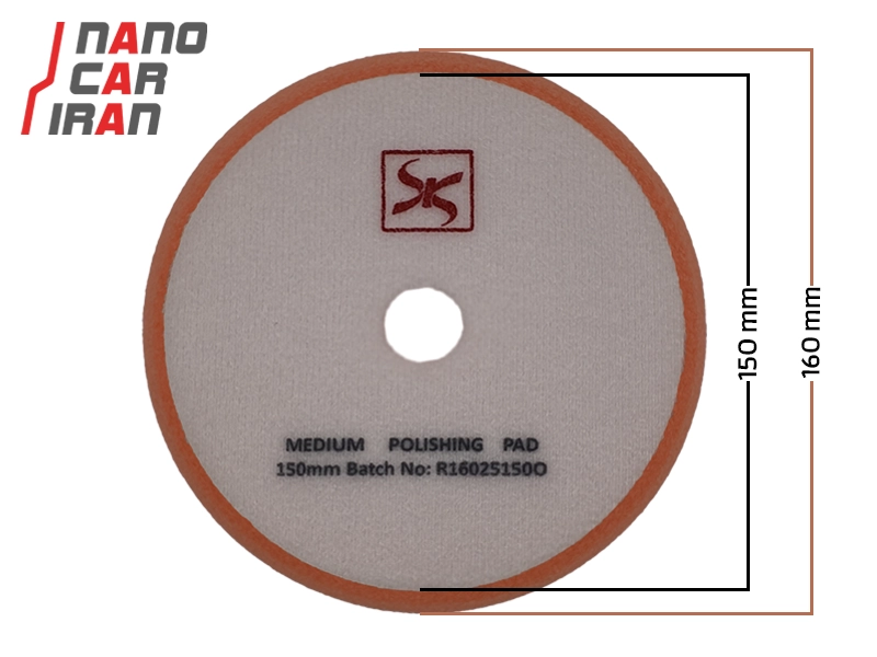 پد پولیش متوسط روتاری اس آر اس 150 میلی متری (6 اینچ) SRS Medium Rotary Polishing Pad 150mm (6 inch)